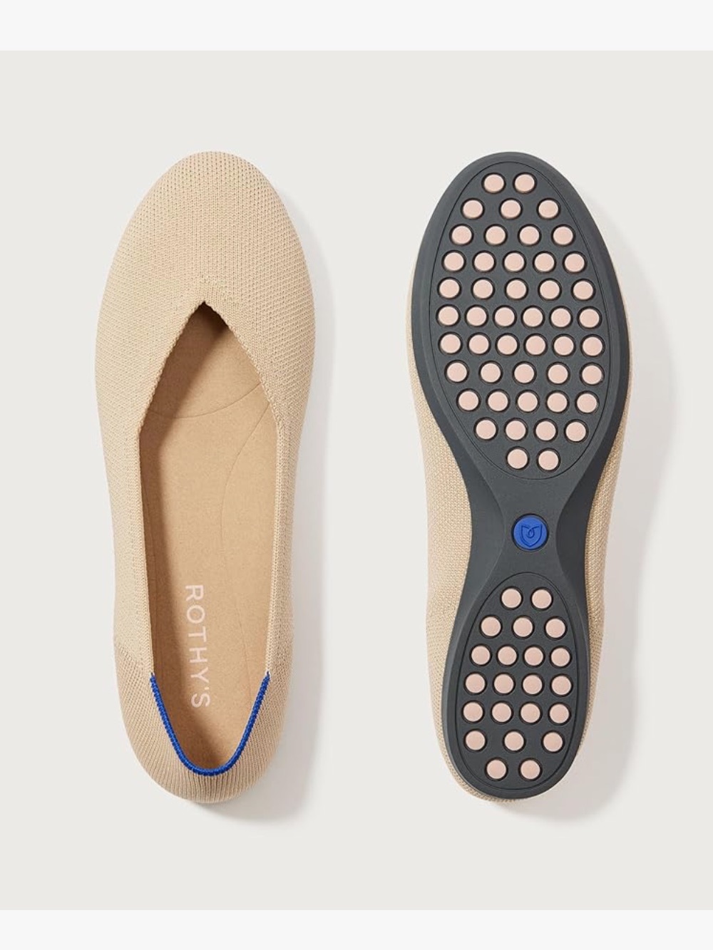 Rothy's The Daily Flat for Women,Slip-On Shoe Cushioned Insole Machine Washable